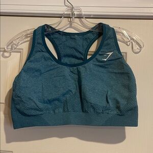 Gym shark Teal Sports Bra